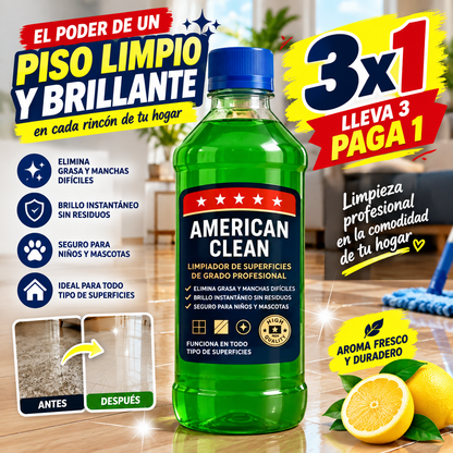 American Clean: Limpiador de Superficies Profesional