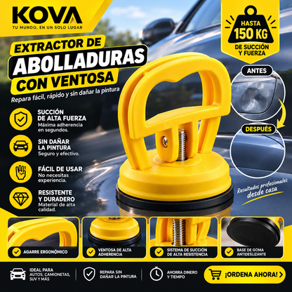 Extractor de Abolladuras con Ventosa 2x1 – Hasta 150 kg de Sujeción