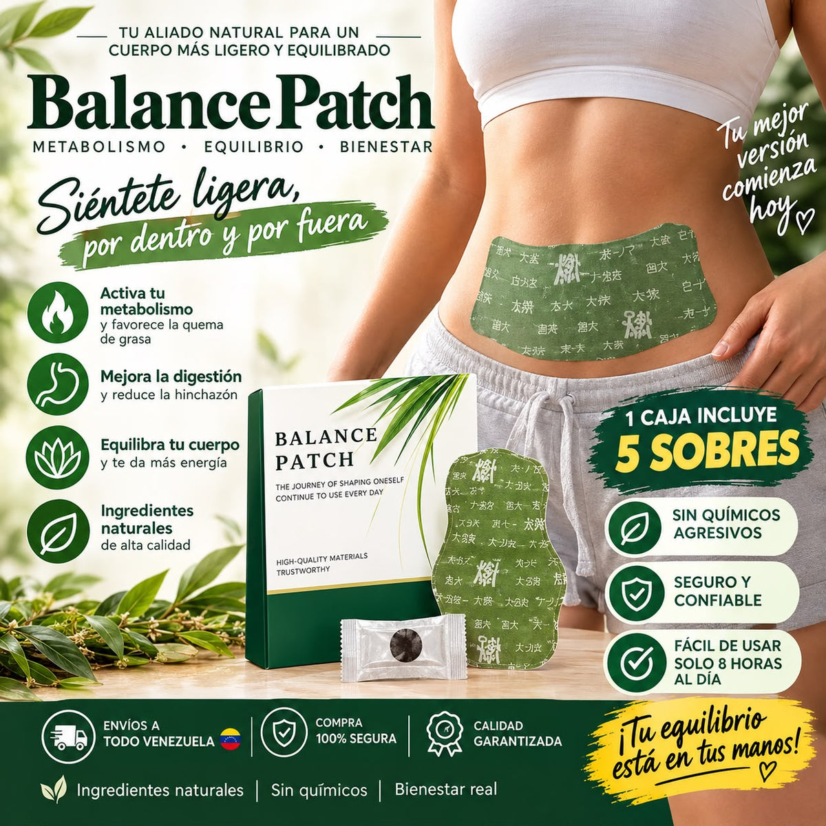 Balance Patch™ 2X1 – Parches Herbales de Bienestar 🌿