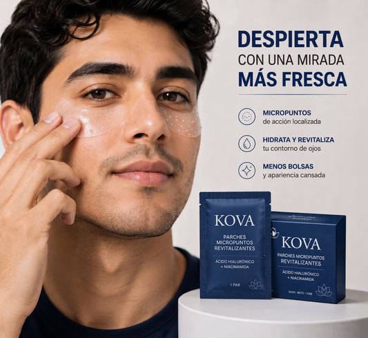 Parches de Micropuntos Revitalizantes KOVA para Hombre 2x1
