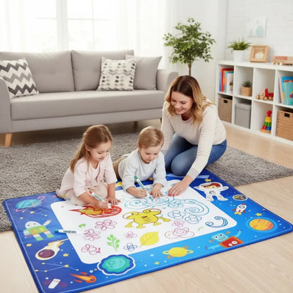 Alfombra Mágica de Dibujo con Agua – Pizarra Educativa Gigante 100% Sin Manchas